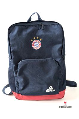 FC Bayern München Adidas Sport Rucksack Schulrucksack Fußball blau weiß rot