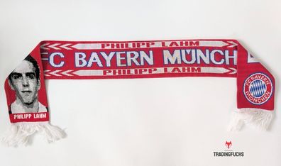 Schal FC Bayern München Philipp Lahm Nr. 21 mit Gesicht Fanschal Fußball (Gr. Medium)