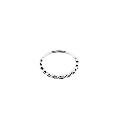 Silberring mit schlichtem Design stilvolles Schmuckstück aus Silber 925 für Damen