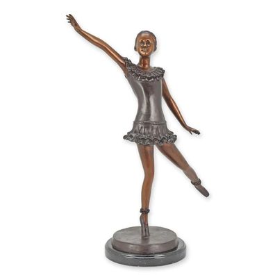 Bronzen BEELD VAN EEN Ballerina