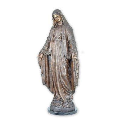 A BRONZE Sculpture OF MARY