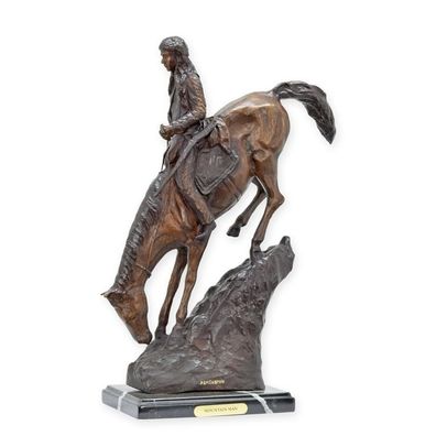 Bronzen Sculptuur MET DE NAAM "MOUNTAIN MAN"