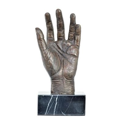 Bronzen BEELD VAN EEN HAND