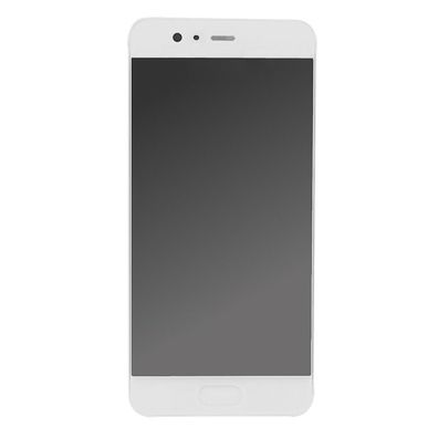 OEM Displayeinheit + Rahmen für Huawei P10 weiß, ohne Logo