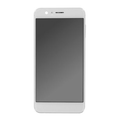 OEM Displayeinheit + Rahmen für Huawei Honor 8 weiß, ohne Logo