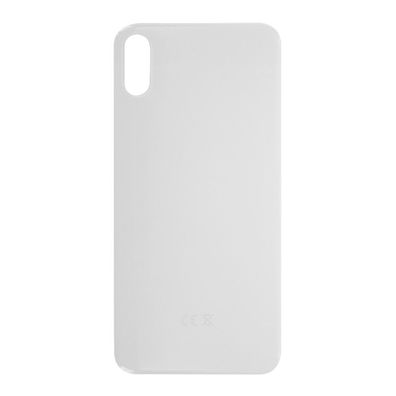 Replacement iPhone XS Max Akkufachdeckel silber, ohne Logo