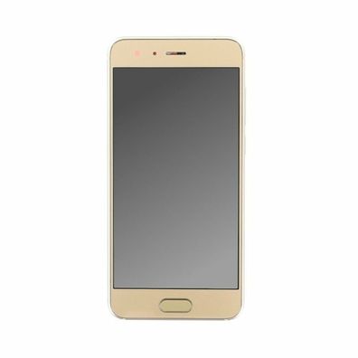 OEM Displayeinheit + Rahmen für Huawei Honor 9 Gold, ohne Logo
