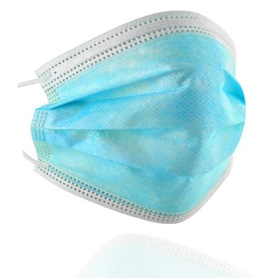 50x 3A medizinische Einwegmaske Mundschutz Gesichtsmaske mit Ohrschlaufen, Typ IIR
