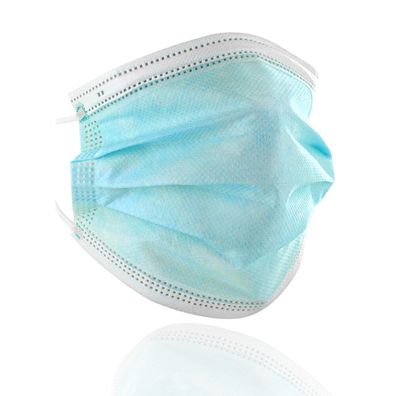 50x Hygisun Mundschutz / Einweg-Gesichtsmaske mit Ohrschlaufen, Typ IIR