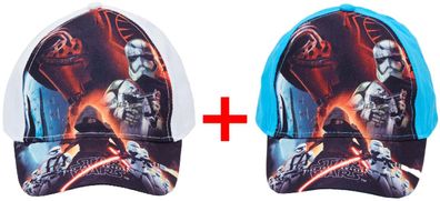 2er-Set Star Wars The Force Awakens Kappen - Stormtrooper und Kylo Ren in weiß u