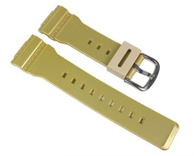 Casio Baby-G Ersatzband Uhrenarmband Resin Gelbgoldfarben für BA-111