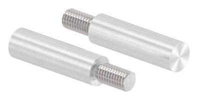 Edelstahl Trägerstift Ø 12 x 40 mm - M8x15 / zum Anschweißen (V2A)
