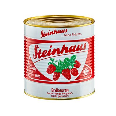 Steinhaus Erdbeeren Dosen Erdbeeren perfekt fürs Dessert 2650ml