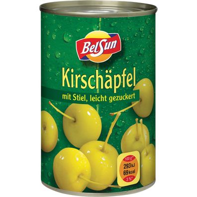 Steinhaus Baby Kirsch Äpfel mit Stiel leicht gezuckert 425ml