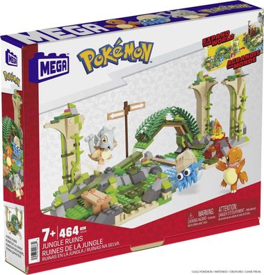 Mattel Pokémon Forgotten Ruins Bauset Klemmsteine MEGA BLOCKS Jungle Dschungel