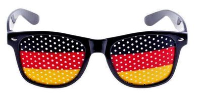 Fanbrille Sport Brille Partybrille Fanartikel WM & EM Deutschland Flagge Fahne