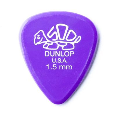 Dunlop Delrin 500 Plektren - 1,50 mm - lavendel (1, 3, 6, 12 oder 72 Stück)