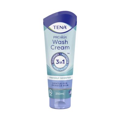 TENA Wash Cream Hautpflege 3in1 | Packung (250 ml)