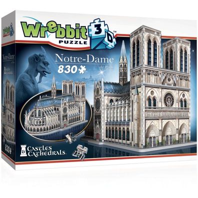 Kathedrale Notre Dame 3D Puzzle &#40;830 Teile&#41;