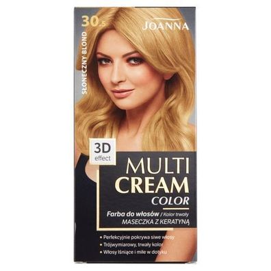 Joanna Multi Cream Color Haarfärbemittel 30.5 Sunny Blonde - Intensive 3D-Farbe