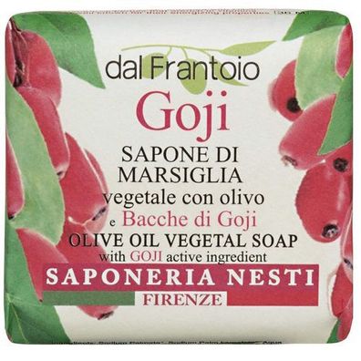 Nesti Dante Goji Naturseife 100g - Pflegendes Olivenölserde