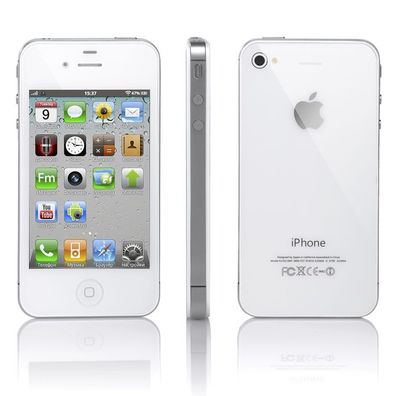 Apple iPhone 4S 16GB White Weiß Guter Zustand in White Box