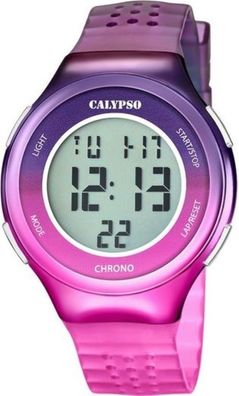 Calypso Color Splash Collection Armbanduhr lila/ pink Datum K5841/6