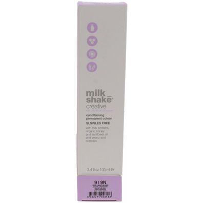 milk shake Creative Conditioning Permanent Colour 9 Natural very light blond 100ml