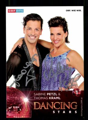 Sabine Petzl und Thomas Kraml Dancing Stars Original Signiert # BC 213345