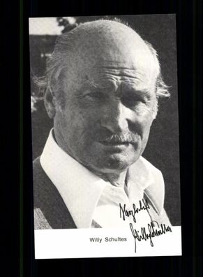 Willy Schultes Autogrammkarte Original Signiert # BC 213262