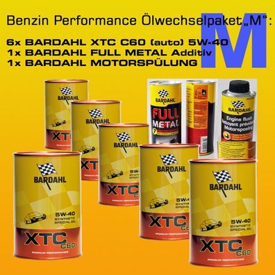 Bardahl BENZIN Performance Ölwechselpaket "M"