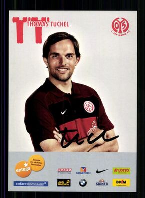 Thomas Tuchel Autogrammkarte FSV Mainz 05 2010-11 Original Signiert