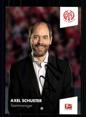 Axel Schuster Autogrammkarte FSV Mainz 05 2014-15 Original Signiert
