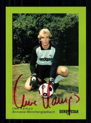 Uwe Kamps Autogrammkarte Borussia Mönchengladbach 1983-84 Orig Sign
