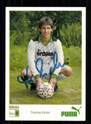 Thomas Eichin Autogrammkarte Borussia Mönchengladbach 1986-87 Orig Sign