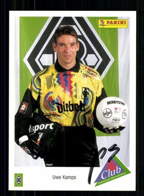 Uwe Kamps Autogrammkarte Borussia Mönchengladbach 1996-97 Orig Sign