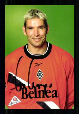 Uwe Kamps Autogrammkarte Borussia Mönchengladbach 2001-02 Orig Sign