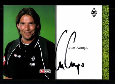 Uwe Kamps Autogrammkarte Borussia Mönchengladbach 2004-05 1. Karte