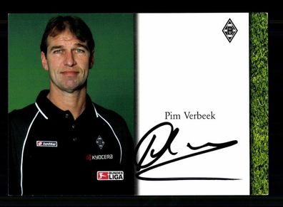 Pim Verbeek Autogrammkarte Borussia Mönchengladbach 2004-05 2. Karte