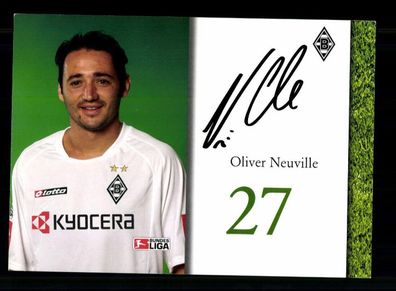 Oliver Neuville Autogrammkarte Borussia Mönchengladbach 2004-05 2. Karte