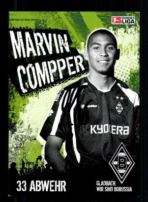 Marvin Compper Autogrammkarte Borussia Mönchengladbach 2005-06 Orig. Sign.