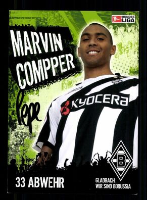 Marvin Compper Autogrammkarte Borussia Mönchengladbach 2006-07 Orig. Sign.