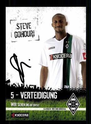 Steve Gohouri Autogrammkarte Borussia Mönchengladbach 2008-09 Orig. Sign.