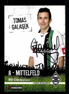 Tomas Galasek Autogrammkarte Borussia Mönchengladbach 2008-09 Orig. Sign.