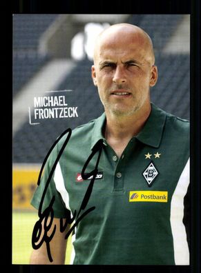 Michael Frontzeck Autogrammkarte Borussia Mönchengladbach 2010-11 Orig. Sign