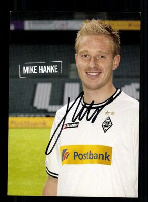 Mike Hanke Autogrammkarte Borussia Mönchengladbach 2010-11 Orig. Sign