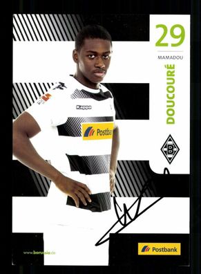 Mamadou Doucoure Autogrammkarte Borussia Mönchengladbach 2016-17 Orig. Sign.