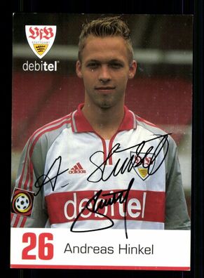 Andreas Hinkel Autogrammkarte VfB Stuttgart 2000-01 Original Signiert