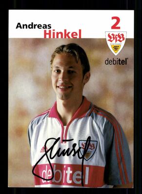 Andreas Hinkel Autogrammkarte VfB Stuttgart 2001-02 Original Signiert