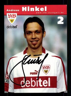 Andreas Hinkel Autogrammkarte VfB Stuttgart 2002-03 Original Signiert
